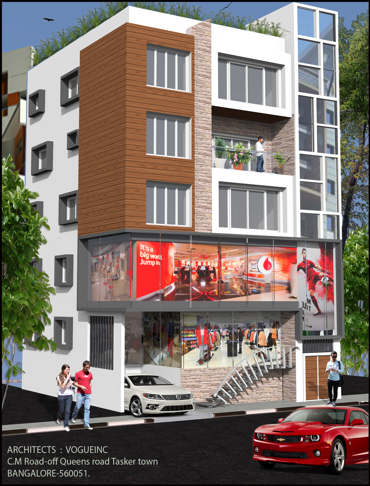 Mixed use project at Saunders road